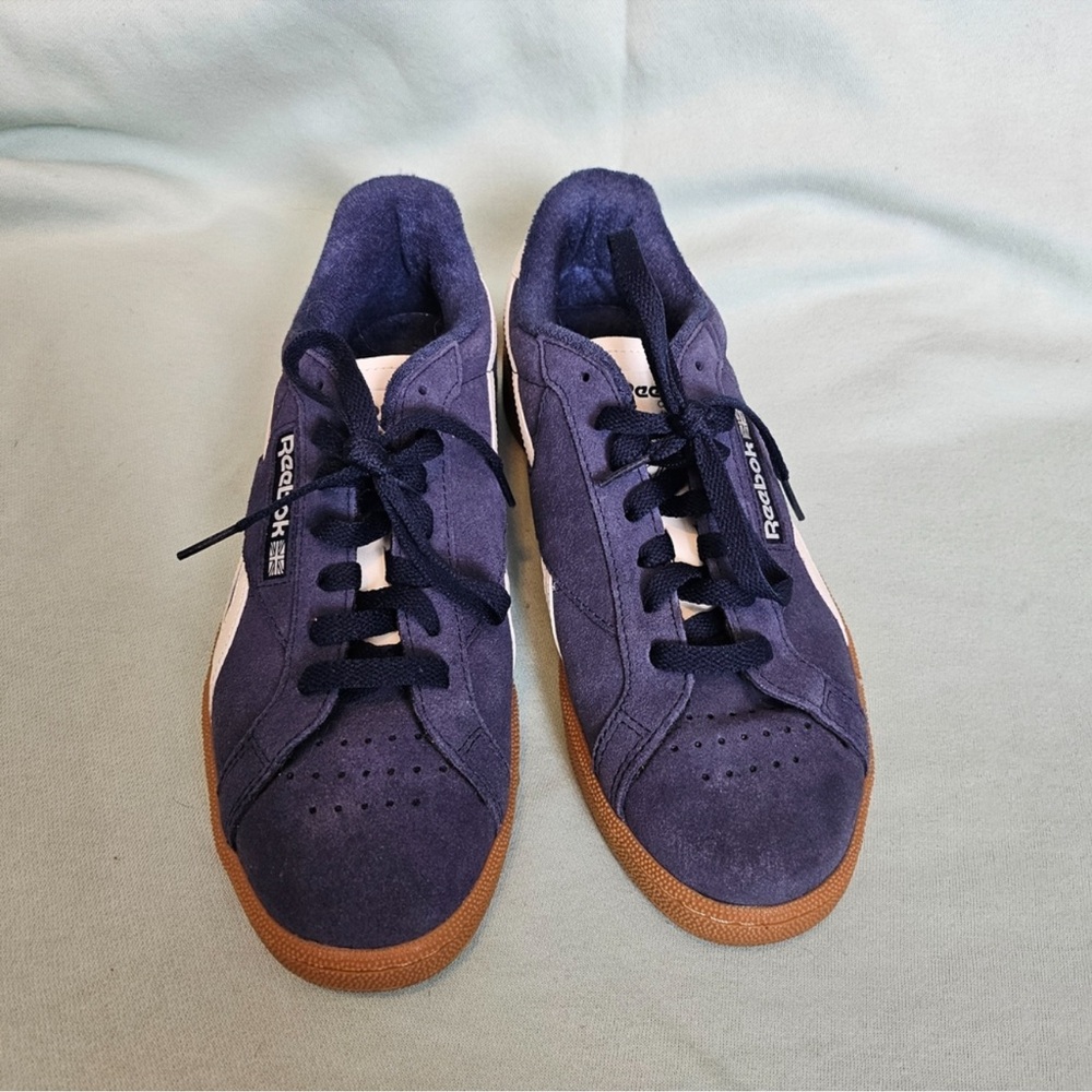 Reebok Women's Blue and White Sneakers - Picture 2 of 2